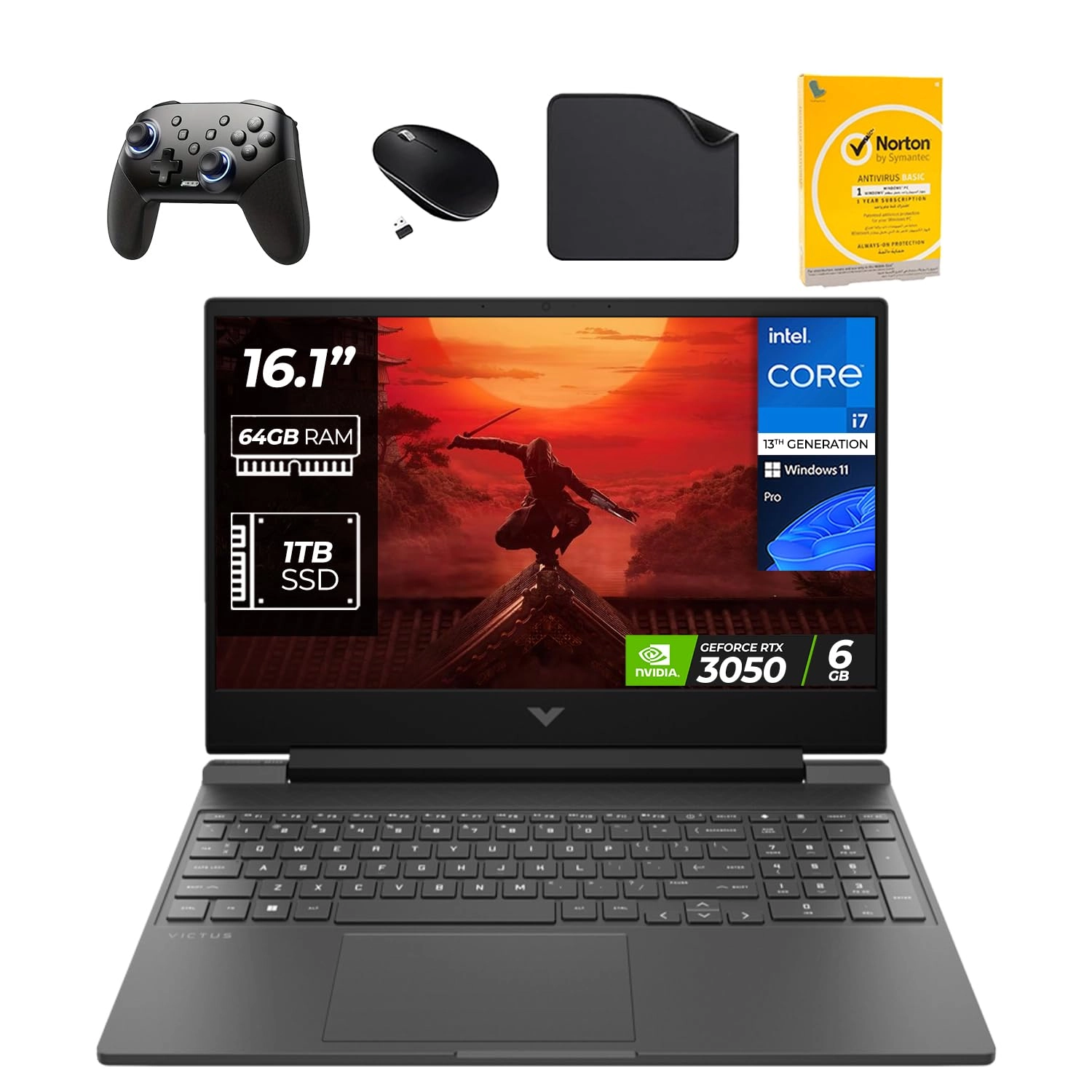 HP Victus 16-R0053NIA - 16.1'' i7-13700H 64GB DDR5 1TB SSD