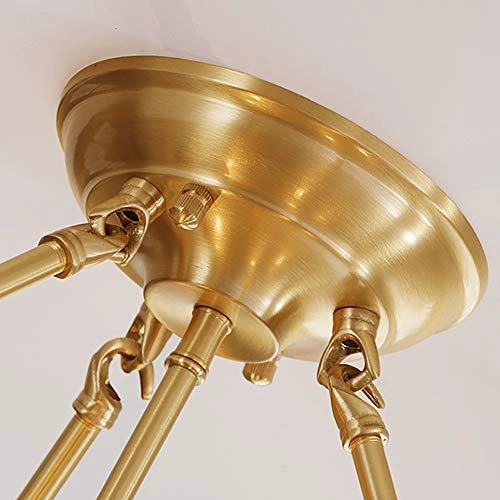 All Brass Ceiling Light