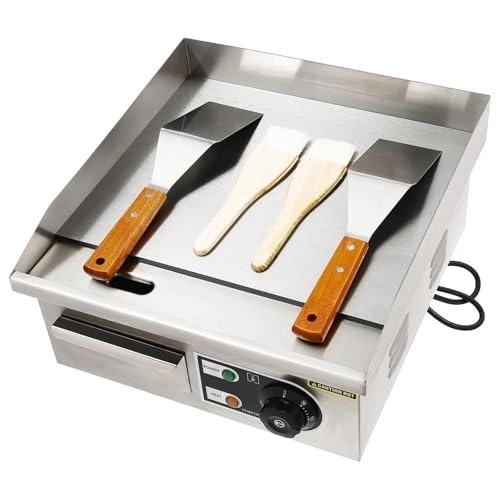 Commercial Electric Griddle - 35.5cm 2000W