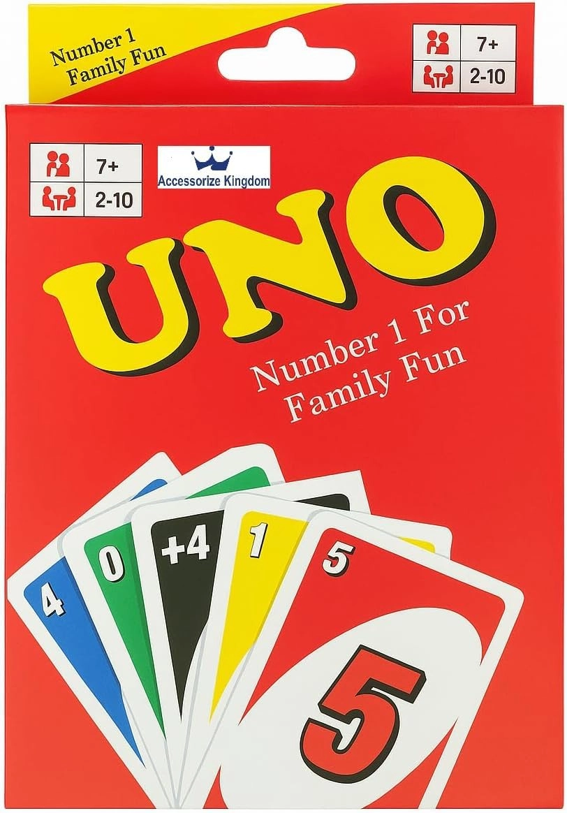 Accessorize Kingdom UNO - Classic Card Game