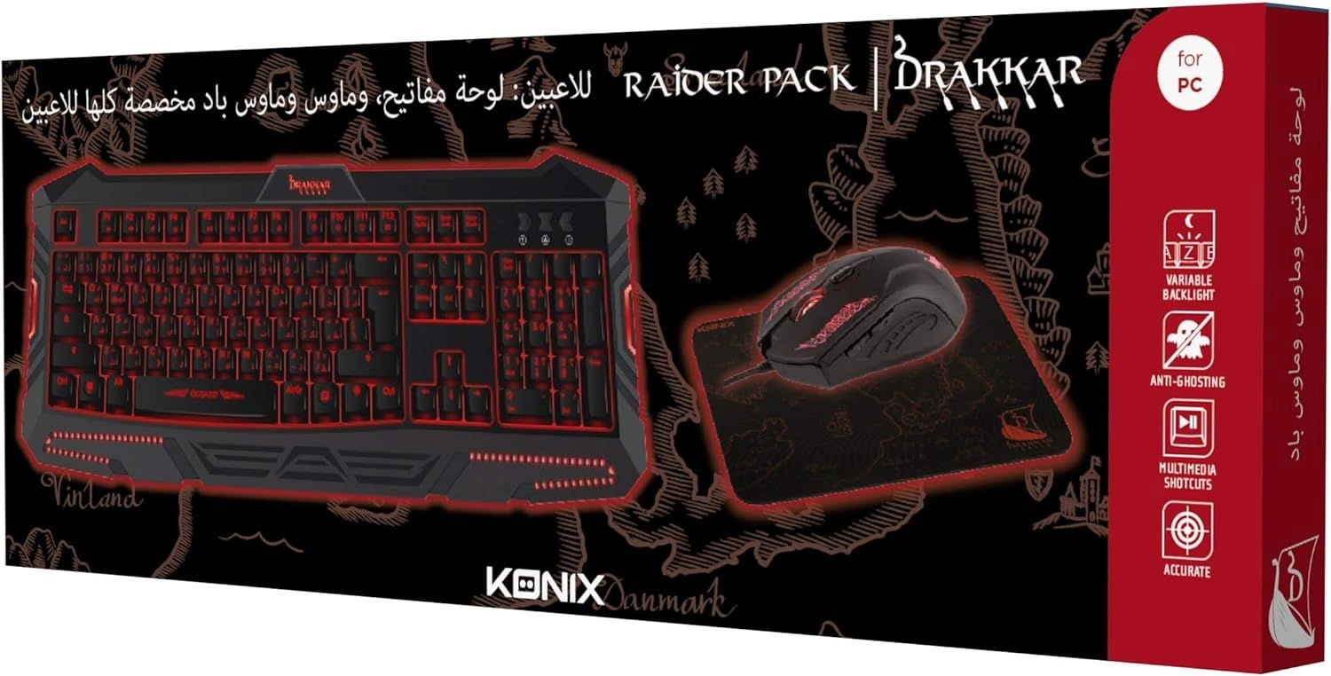 Drakkar Raider + Mouse + Mousepad