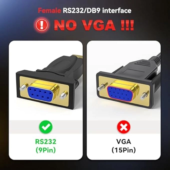 USB TO RS232 SERIAL ADAPTER - USB 2.0 DB9