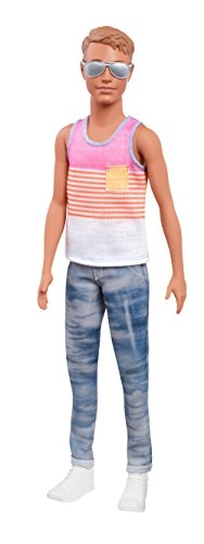 Ken Fashion Doll - Fashionistas Slim Ages 3+