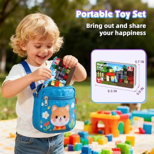 Magnetic Building Cubes - 45pcs