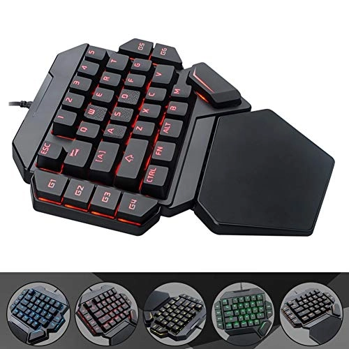 One-Handed Gaming Keyboard - Wireless