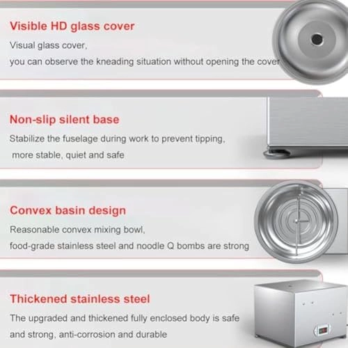 Automatic Dough Mixer - 0.5-3KG 500W