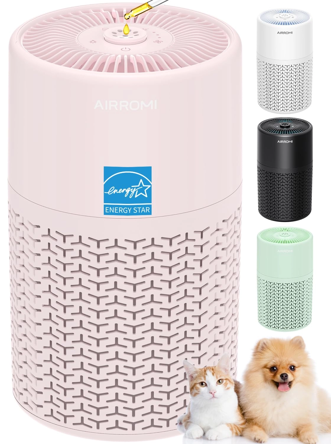 airromi A2002 - 660 ft² HEPA Pink