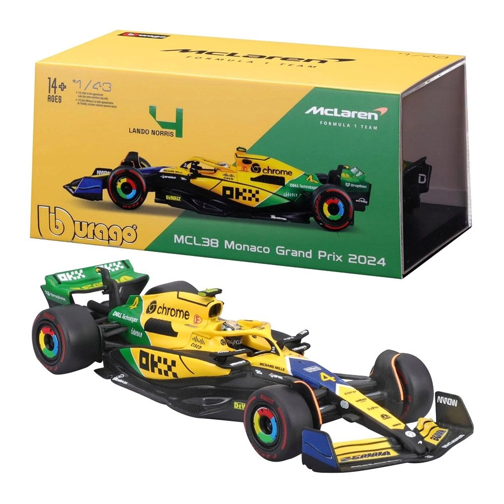 BBURAGO Formula 1 McLAren Mcl38 Monaco GP - 1:43