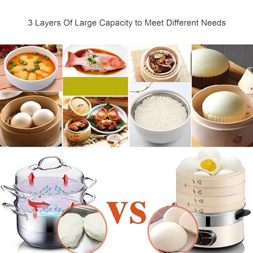 3 Tier Food Steamer - 12L