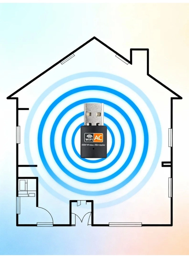 AC600 - Dual-Band USB WiFi Bluetooth