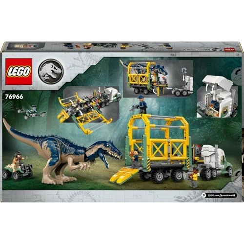 Jurassic World Allosaurus Transport Truck (76966) - 8+ Multicolor