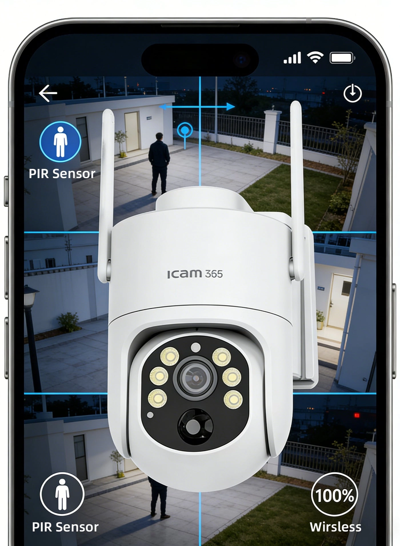 Solar 4G Dual-Lens Security Camera