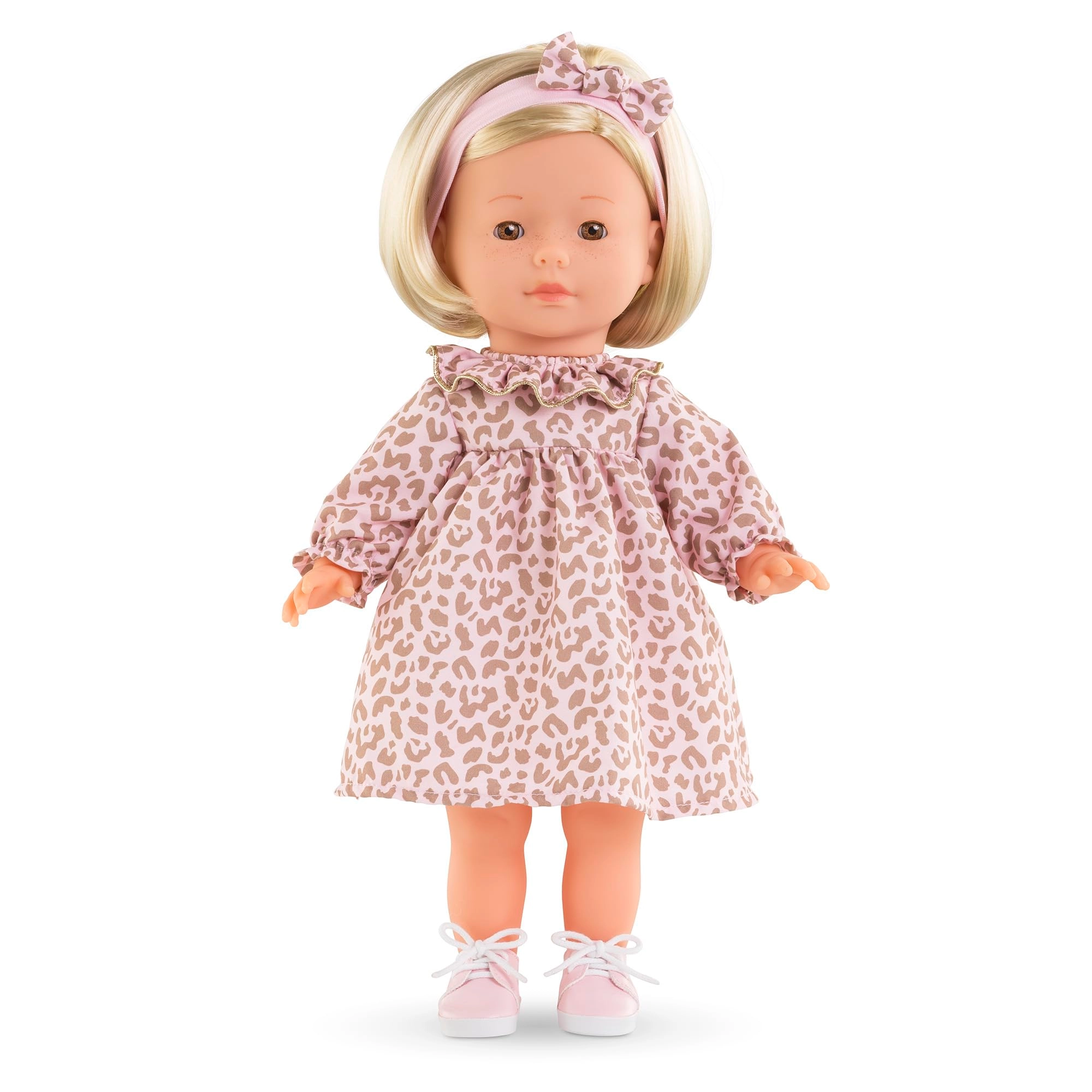 Corolle Candice Doll - 36 cm Pink leopard print dress Ages 3+