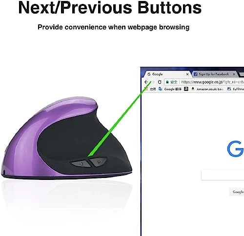 Ergonomic Vertical Mouse - Wireless