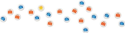 Travel Moments World Map (41838) - Multicolor