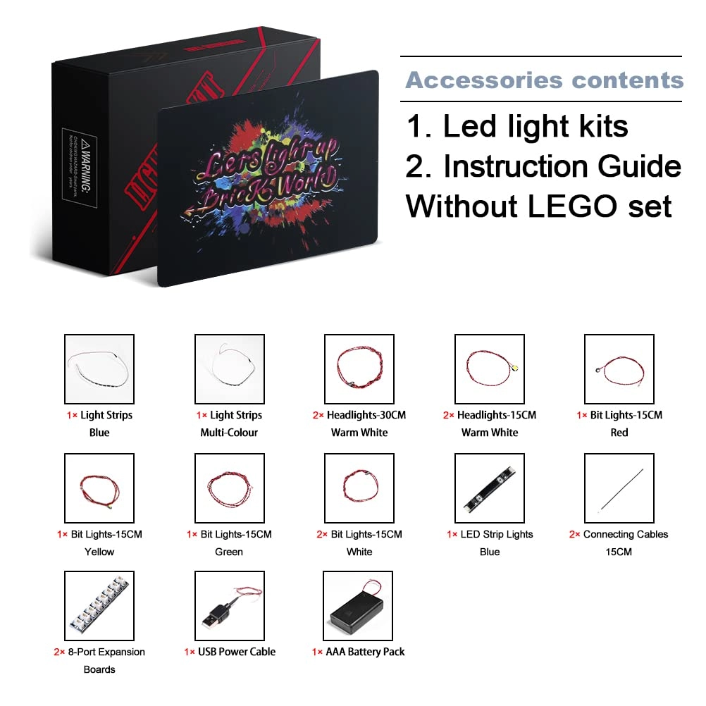 LED Lighting Kit - Compatible with Lego Sonic Green Hill Zone