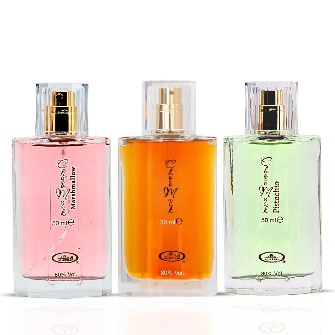 Choco Musk - Eau de Parfum 50ml + Choco Musk Marshmallow - Eau de Parfum 50ml + Choco Musk Pistachio - Eau de Parfum 50ml
