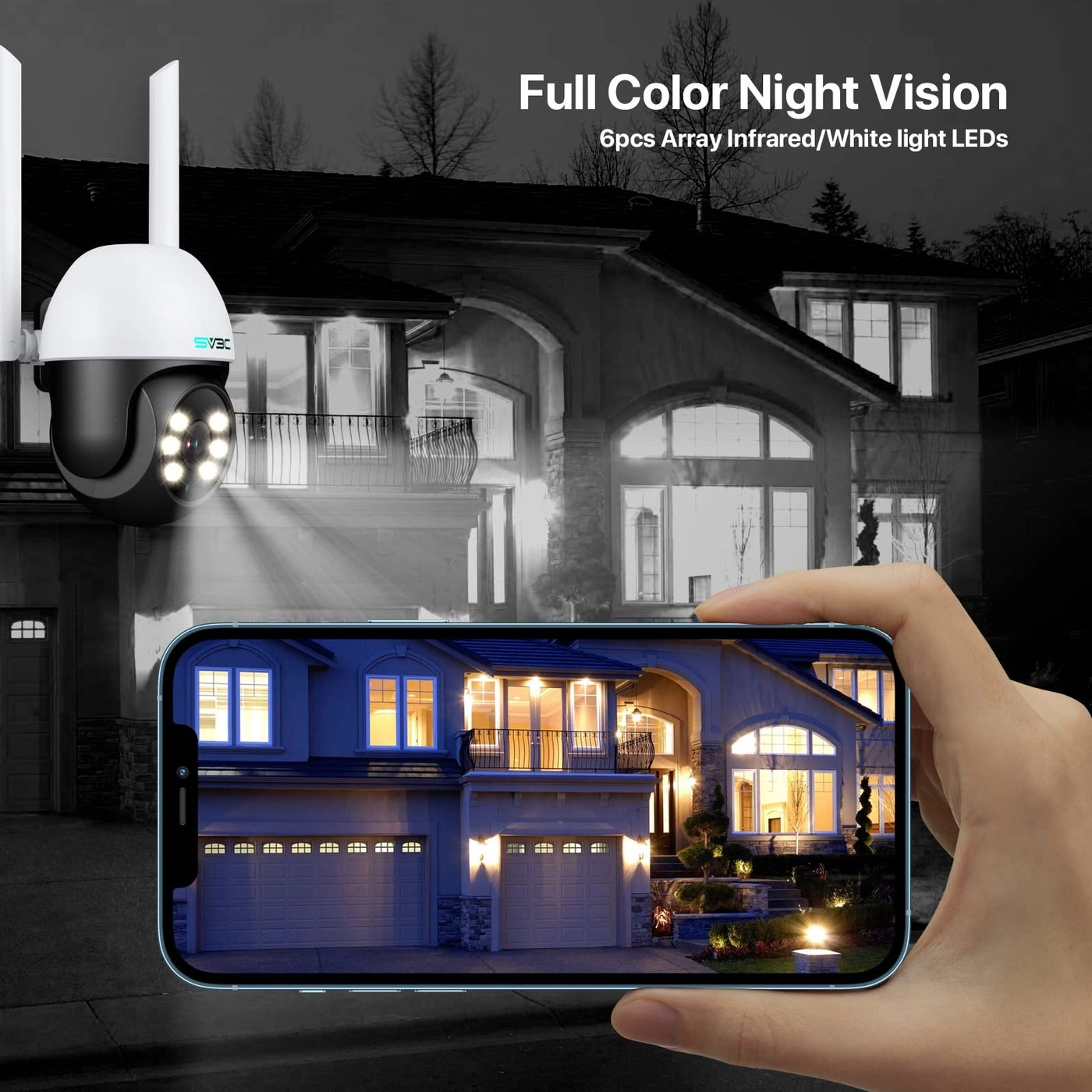 PTZ Security Camera 1080P Pack