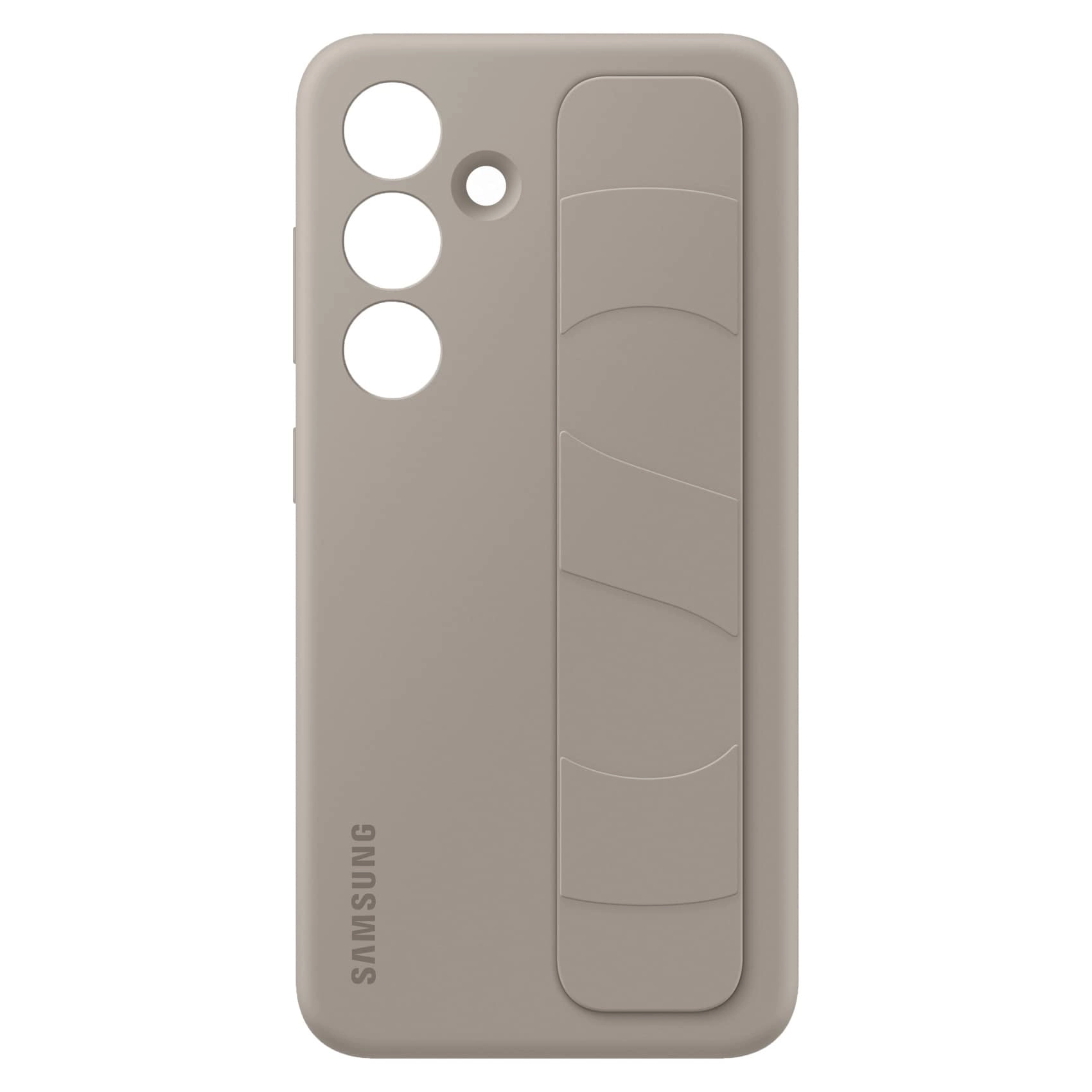 SEB ELECTRONIX Standing Grip Case Cover - Taupe Built-in Stand for Galaxy S24