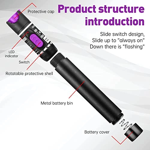 Fiber Visual Fault Locator - LC/FC/SC/ST VFL