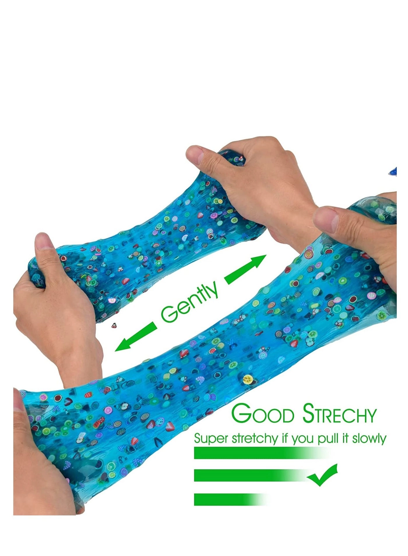 Clear Slime Crystal Putty - 5 pcs