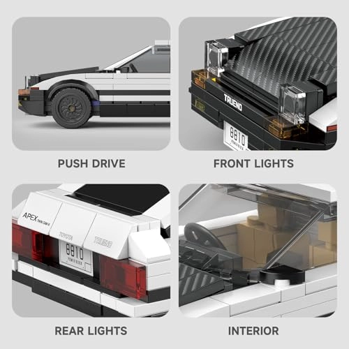 AE86 Trueno - 1:32 White/Black