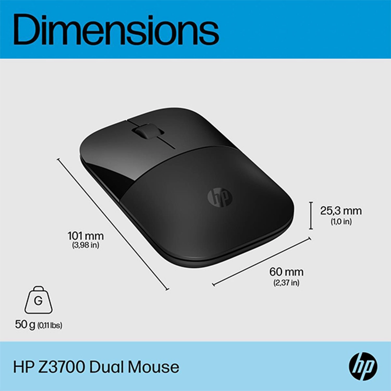 Dual Mode Mouse - Wireless