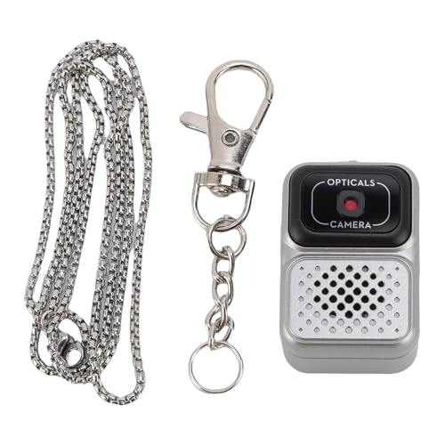 XUMIUZIY Keychain Camera Long Battery Life 480P Portable Camera for Adventures and Travelers (Black)