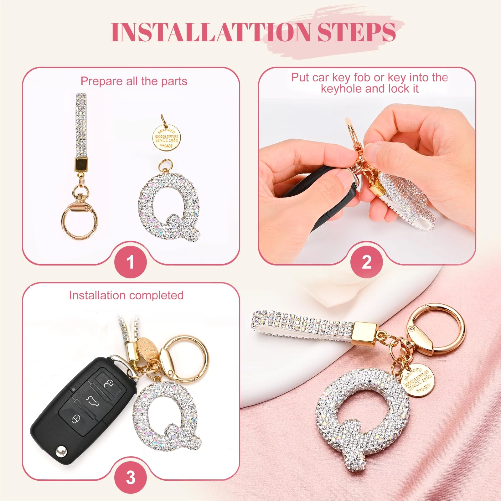 Initial Letter Keychain
