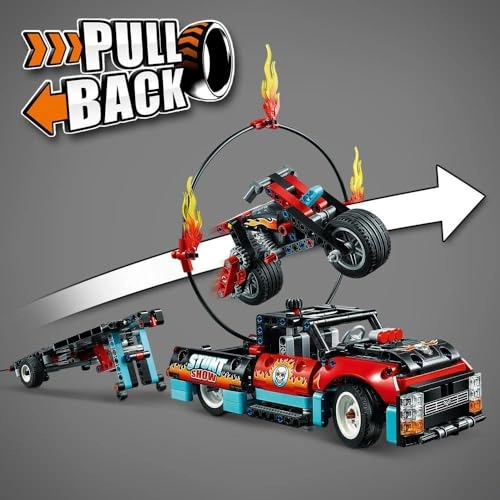 Technic Stunt Show Truck and Bike (42106)