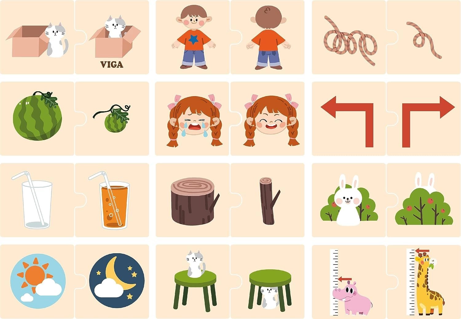 Opposites Puzzle Set - 18-36 Months 24 piece(s)