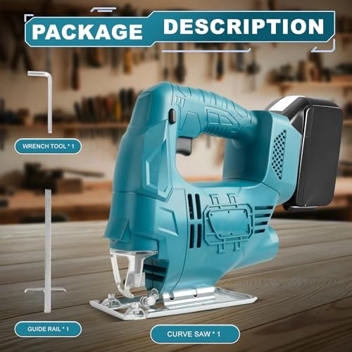 Cordless Jigsaw - Brushless 45° Bevel Tool-Less Blade Change