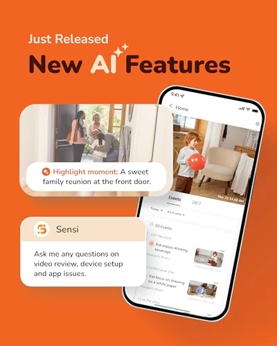 Indoor Pan-Tilt Security Camera 2.5K
