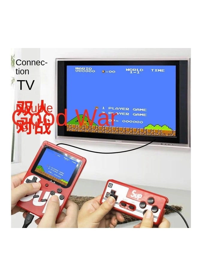 Handheld Game Console - 400 Built-in Games 3-Inch Color Screen Rechargeable Battery