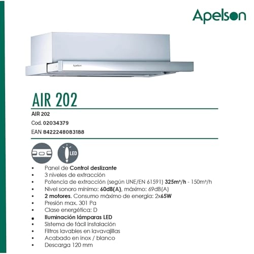Air 202 - 325 m/h 60 cm
