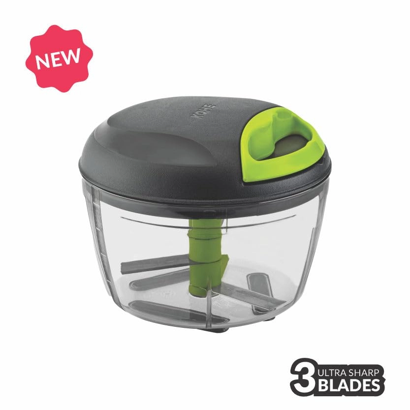 Manual Pull String Chopper - 500ml 3 Blades