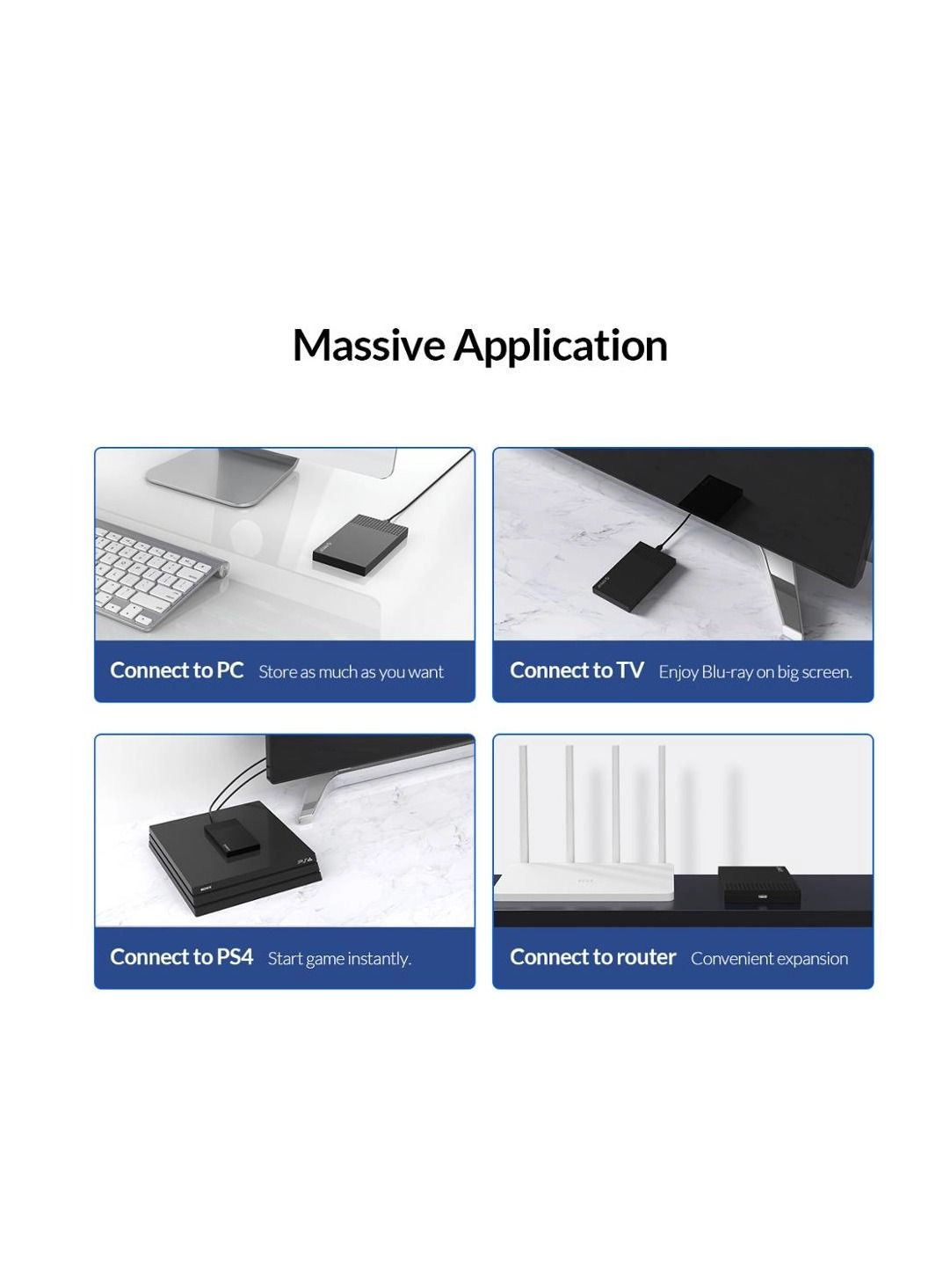 SATA Enclosure - USB 3.2 Type C 5Gbps