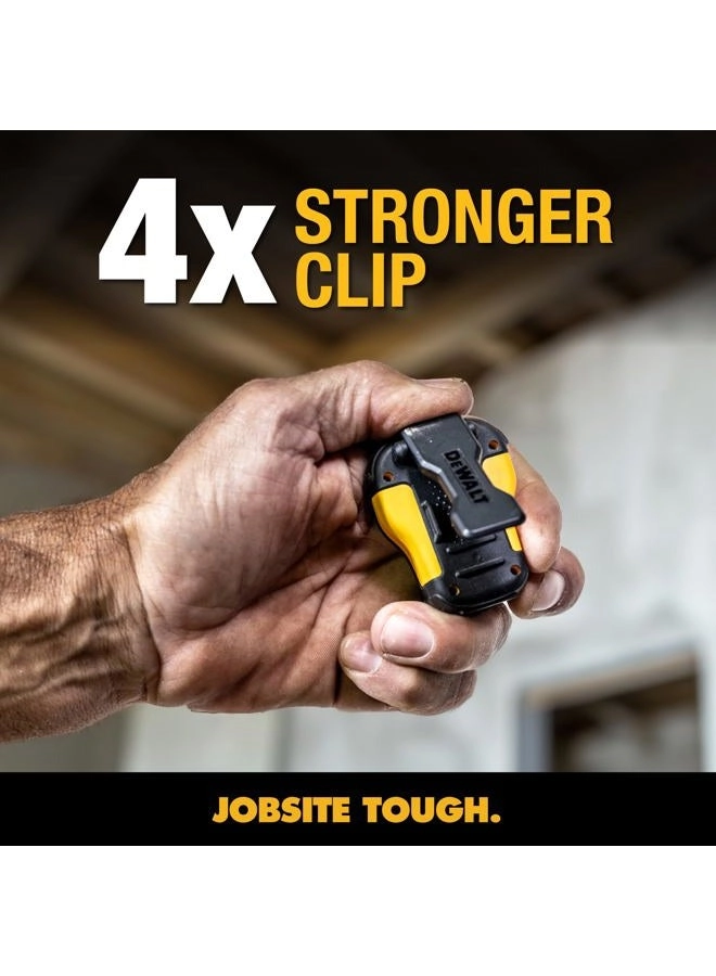 Wearable Bluetooth Speaker - Clip-On Wireless Jobsite Pro