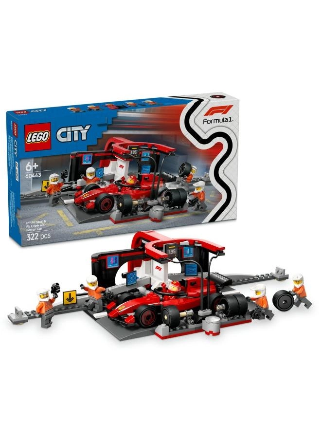 City F1 Pit Stop & Pit Crew (60443)