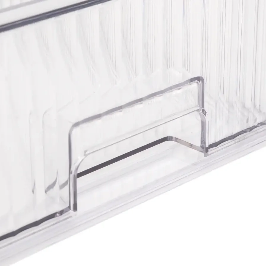 Fridge Drawer Bin - 21.2 x 32 x 10.5 cm Transparent