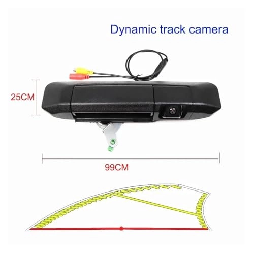 Trunk Handle Car Rear View Camera - Night vision Wired Wireless