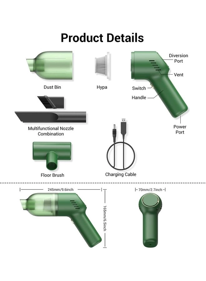 Handheld Vacuum Cleaner - 2x2000 mAh