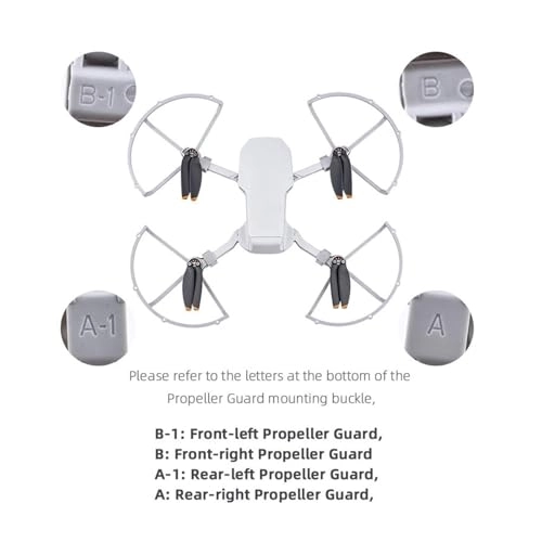 Height Extender Leg Propeller Guard - Quick Release White Guard