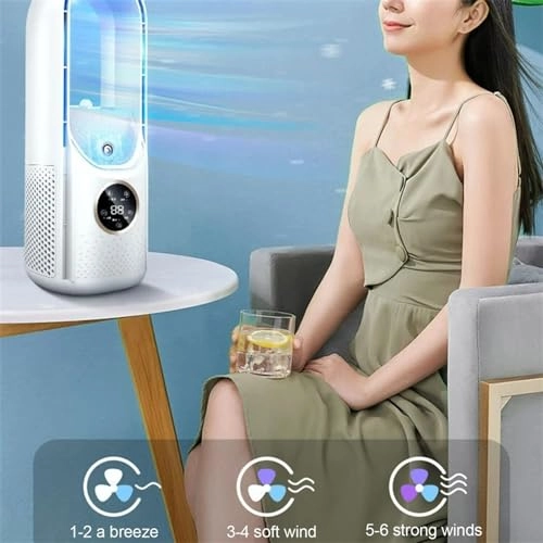 Portable Air Conditioner - 700ml 7-color LED 2H/4H Timer
