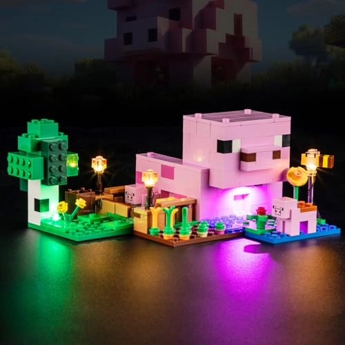 Light Kit for LEGO Baby Pig House 21268 - Plastic Minecraft 1