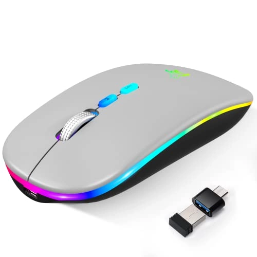 LED Slim Rechargeable Mouse - Wireless