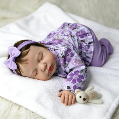 Loulou Reborn Baby Doll - 20 inch Full Body Vinyl Girl Ages 3+