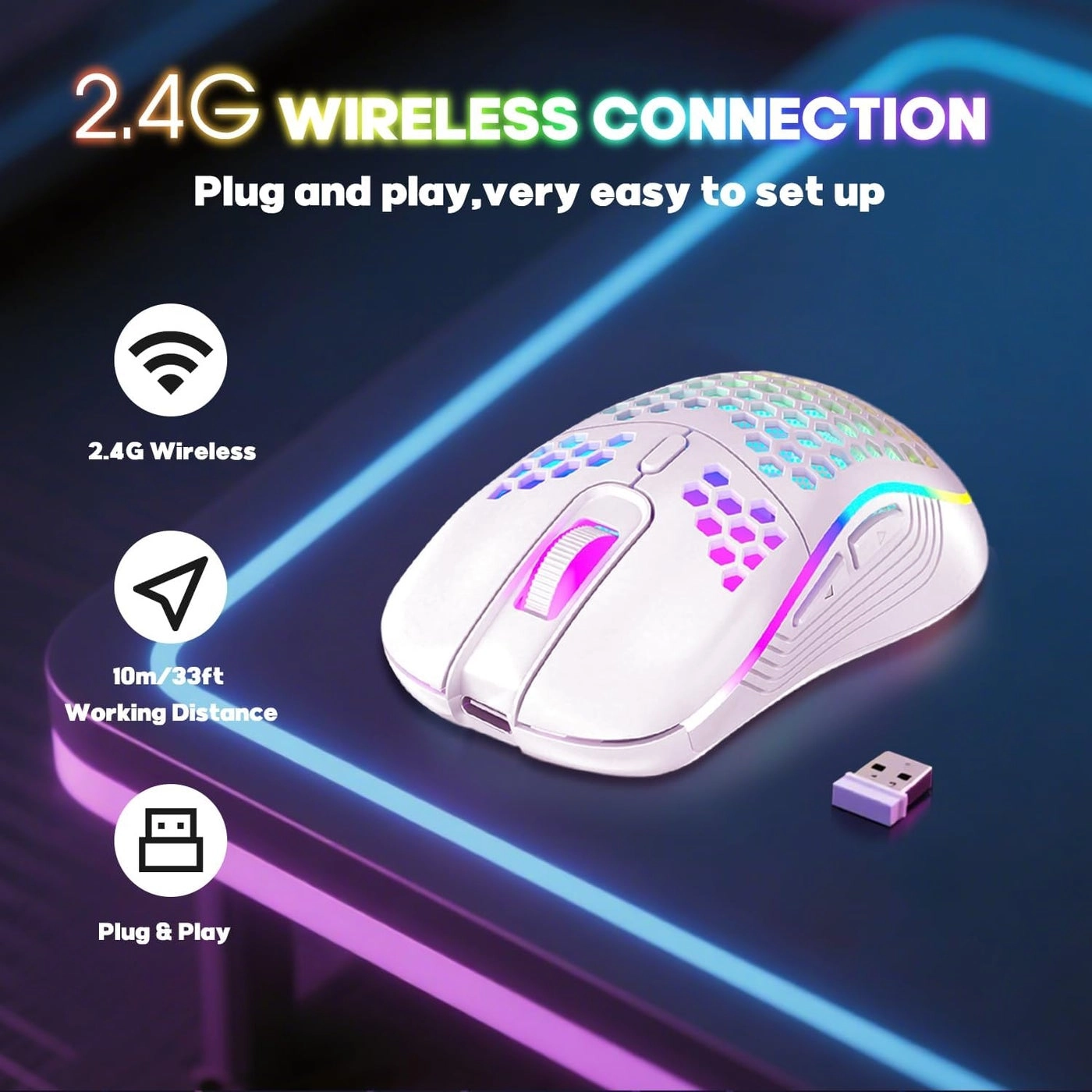 Wireless Gaming Mouse - USB