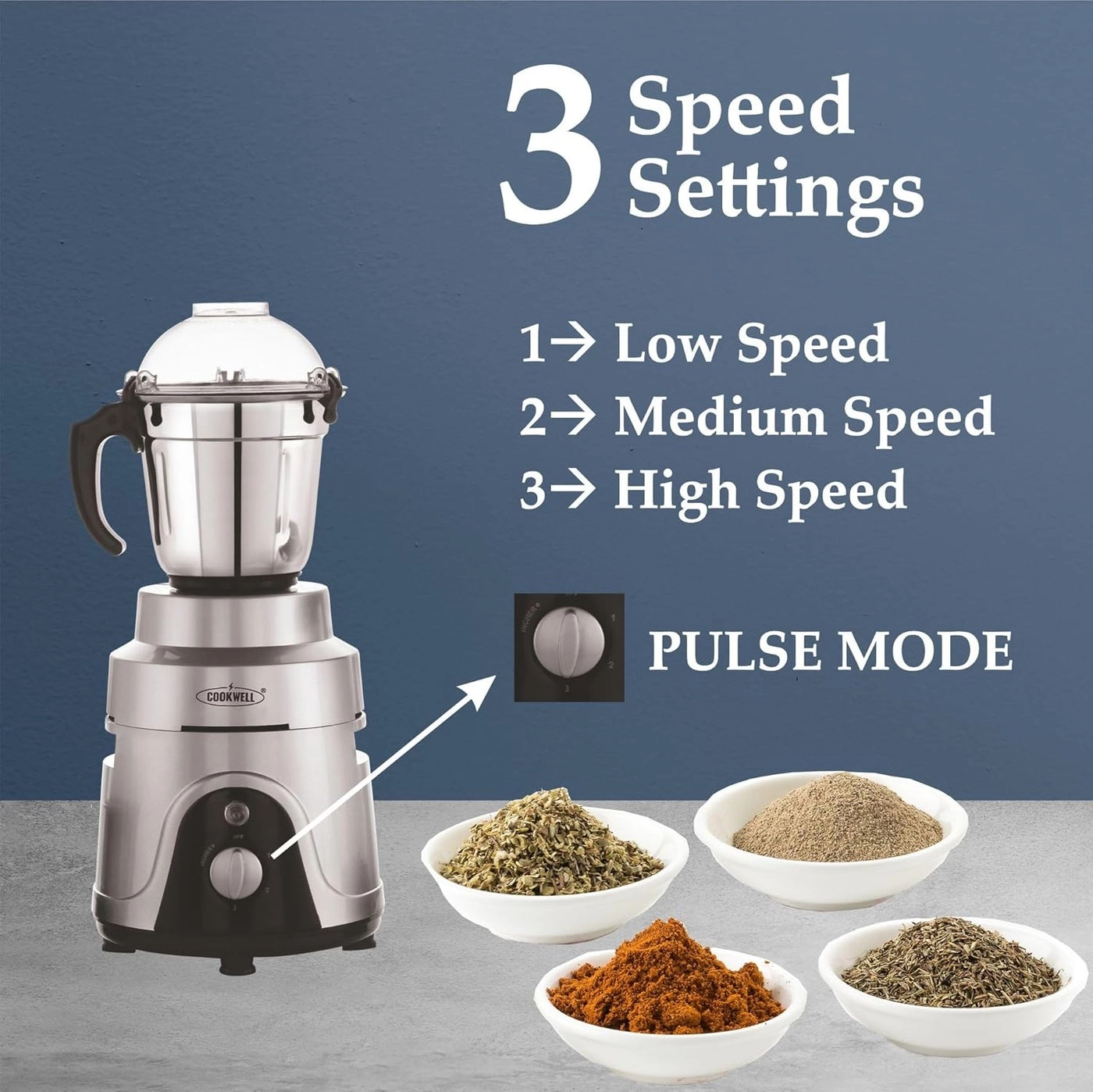 Commercial Mixer Grinder - 1200W