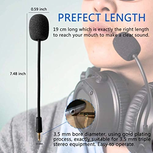 Turtle Beach Mic Replacement 3.5mm-Mini-Jack Microphone